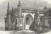 ITALY. Gulf of La Spezia. Casa do Capitulo 1880 old antique print picture