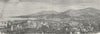 ITALY. Gulf of La Spezia. Panorama 1880 old antique vintage print picture