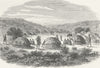 SOUTH AFRICA. Natal & Zululand. Zulu Village 1880 old antique print picture