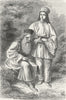 HUNGARY. Popa of Szil Valley 1880 old antique vintage print picture