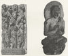 INDIA. Bas-reliefs from Indian Temple; Idol 1880 old antique print picture