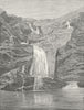 NEW CALEDONIA. Ba Falls, in Lebris Bay 1880 old antique vintage print picture
