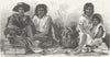 MEXICO. Mexican Indians at market 1880 old antique vintage print picture
