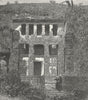 INDIA. Principal Cavern of Kanheri 1880 old antique vintage print picture