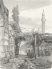 MOROCCO. Fes. St town 1880 old antique vintage print picture
