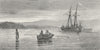 PORTUGAL. New Caledonia. Bay of St Vincent  1880 old antique print picture