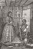 MEXICO. Kitchen, Tierra Caliente 1880 old antique vintage print picture
