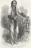CANADA. In Pawn Indian Village. Hashquaht 1880 old antique print picture