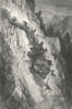 SPAIN. Andalusia. An Accident 1880 old antique vintage print picture