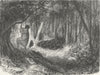 MEXICO. Cofre de Perote. Aboriginal in danger 1880 old antique print picture