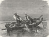 FLORIDA. Hauling in Drum-fish 1880 old antique vintage print picture