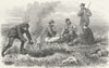 SOUTH AFRICA. Buck Hunt. Rest after chase 1880 old antique print picture
