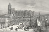 SPAIN. Andalusia. Malaga 1880 old antique vintage print picture