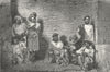 INDIA. Thugs, Jail of Aurangabad 1880 old antique vintage print picture