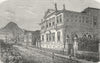 BRAZIL. House, suburbs of Rio De Janeiro 1880 old antique print picture