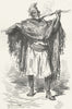 SPAIN. Andalusia. Countryman of nr Seville 1880 old antique print picture