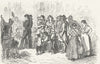 SPAIN. Andalusia. Toreadors, Arena 1880 old antique vintage print picture