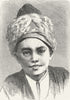 GEORGIA. Lazestan. Young Tartar of 1880 old antique vintage print picture
