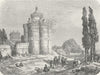 IRAN. View Isfahan 1880 old antique vintage print picture