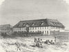 BRAZIL. Organ Mountains. Fazenda House in 1880 old antique print picture