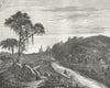 BRAZIL. Organ Mountains, from Theresopolis 1880 old antique print picture