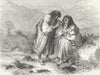 BRAZIL. Trombetas. Mura snuff-takers 1880 old antique vintage print picture