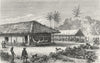BRAZIL. Rio de Janeiro & Organ Mountains. Farm in 1880 old antique print