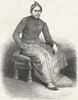 INDONESIA. Borneo. Sultan of Djokojokkarta, Java 1880 old antique print