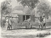 INDIA. Sub-Himalaya. Travelling 1880 old antique vintage print picture