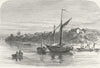 BRAZIL. Rio de Janeiro & Organ Mountains. Parahiba 1880 old antique print