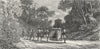 TRANSPORT. Borneo. Inland Travelling 1880 old antique vintage print picture
