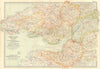 SOUTH WALES SEVERN ESTUARY.Gloucestershire Somerset Herefordshire 1903 old map