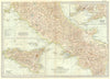 ITALY.Showing 1000 Expedition/Guelphs Ghibellines &c battlefields 1903 old map