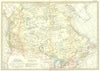 CANADA. Dominion of & Newfoundland. Trails Railroads Steamship lines 1903 map