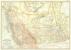 CANADA.British Columbia Alberta Saskatchewan Athabasca Assiniboia MB 1903 map