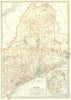 MAINE. Inset Mount Desert Island 1903 old antique vintage map plan chart