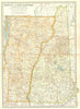 VERMONT NEW HAMPSHIRE. Shows Revolutionary war battles/dates 1775-77 1903 map