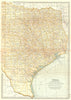TEXAS EAST. State map. Shows Texas revolution battlefields/dates 1835-6 1903