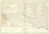 SOUTH DAKOTA. State map. Shows former counties & 