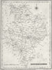 HUNTS. Huntingdonshire. Lewis 1831 old antique vintage map plan chart