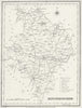 HUNTS. Huntingdonshire. Lewis 1831 old antique vintage map plan chart
