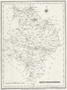HUNTS. Huntingdonshire. Lewis 1831 old antique vintage map plan chart