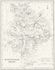 HUNTS. Huntingdonshire. Fullarton 1844 old antique vintage map plan chart