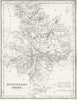 HUNTS. Huntingdonshire. Fullarton 1844 old antique vintage map plan chart