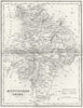 HUNTS. Huntingdonshire. Fullarton 1844 old antique vintage map plan chart