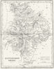 HUNTS. Huntingdonshire. Fullarton 1844 old antique vintage map plan chart