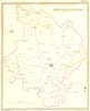 HUNTS. Huntingdonshire. Creighton Walker 1837 old antique map plan chart