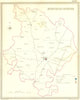 HUNTS. Huntingdonshire. Creighton Walker 1835 old antique map plan chart