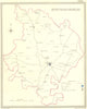 HUNTS. Huntingdonshire. Creighton Walker 1835 old antique map plan chart