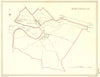 HUNTS. Huntingdon. Creighton Walker. Town Plan 1835 old antique map chart